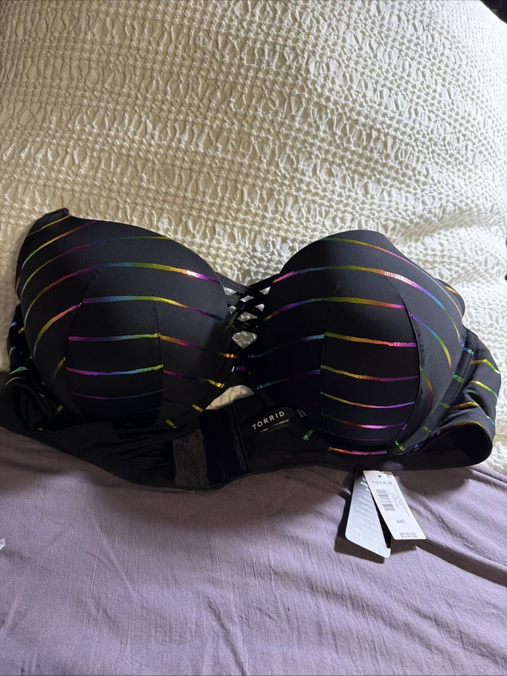torrid xl plunge push up bra